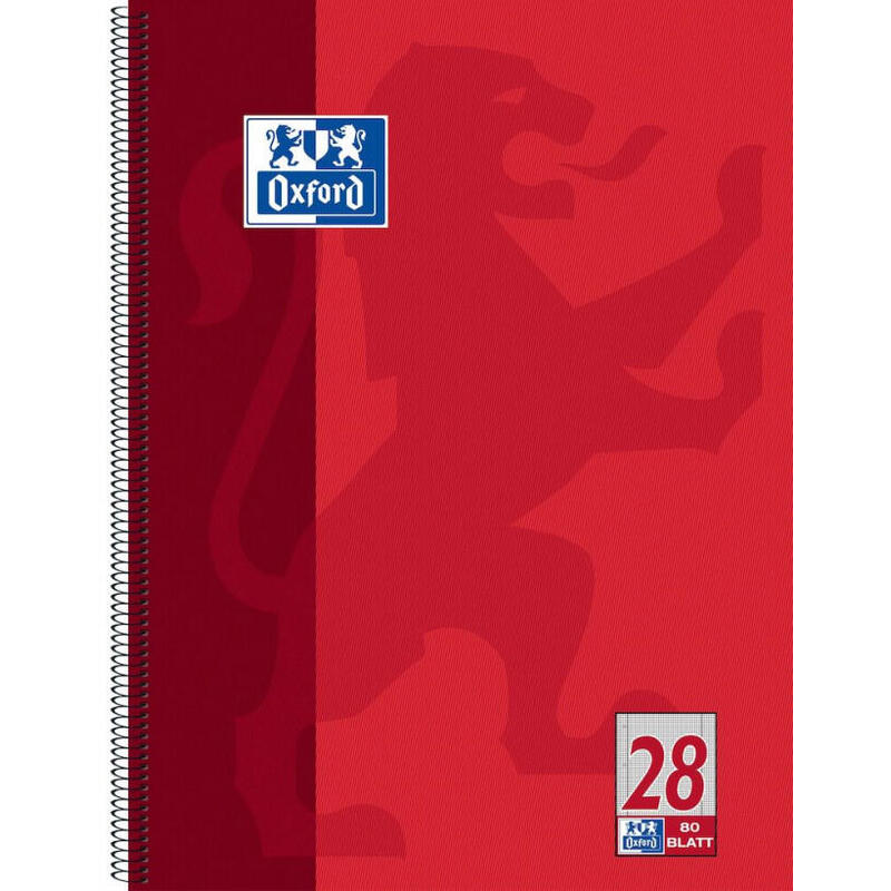 Oxford 100050361 cuaderno y block a4 rojo