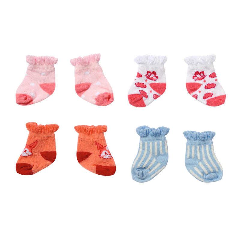 Pack de 2 calcetines zapf creation baby annabell®, accesorios para muñecas (artículo surtido, 43 cm, dos pares) 709627