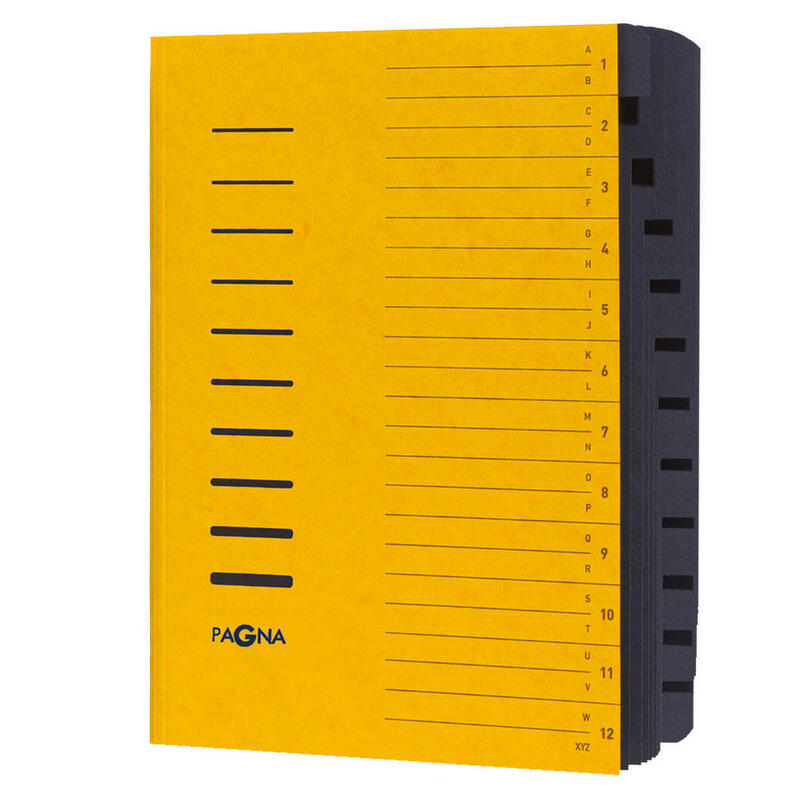 Pagna 24122-05 carpeta a4 negro, amarillo
