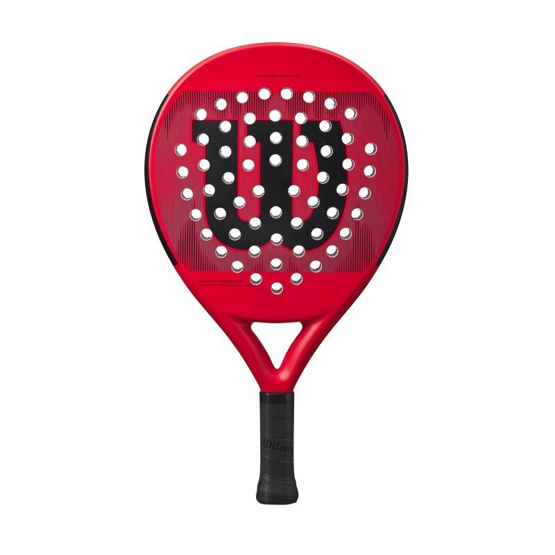 Pala de pÁdel wilson pro staff team rdbk negra y roja
