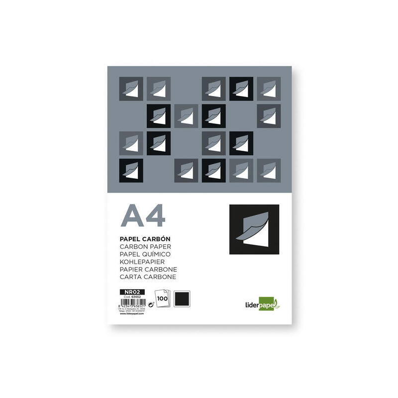 Papel carbon film neg din a4 100