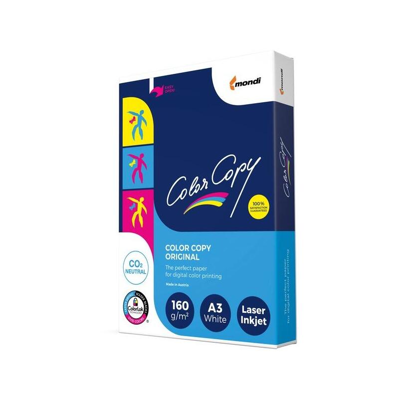 Papel inapa color copy 160g 420×297 r, 2100005109 din a3 (250 hojas), 160 g/m²