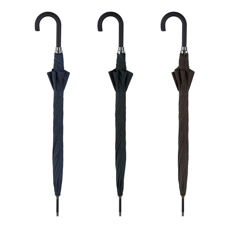 Paraguas largo, colores surtidos con cuadros escoces, Ø108cm 135. c-collection