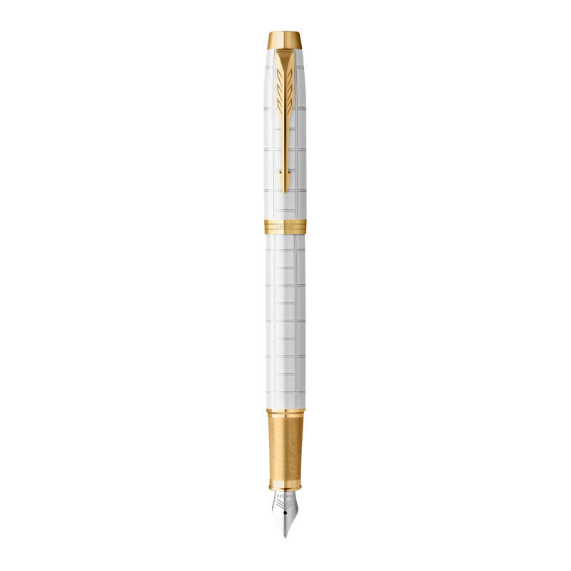 Parker 2143649 pluma estilográfica sistema de carga por cartucho oro, blanco 1 pieza(s)