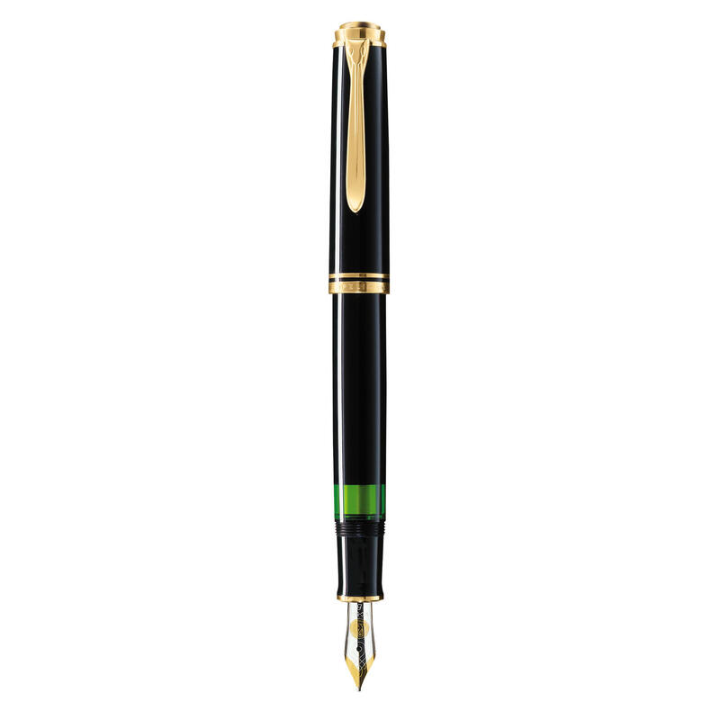 Pelikan m600 pluma estilográfica sistema de llenado integrado negro, oro 1 pieza(s)
