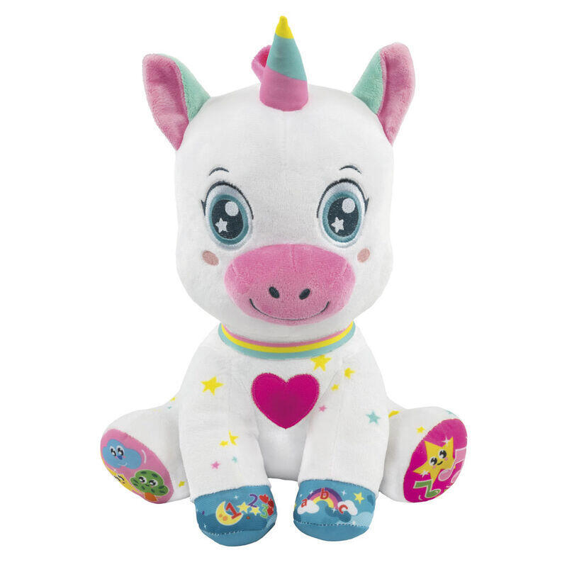 Peluche bebe unicornio interactivo
