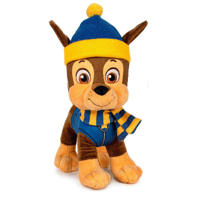 Peluche invierno chase patrulla canina paw patrol 27cm