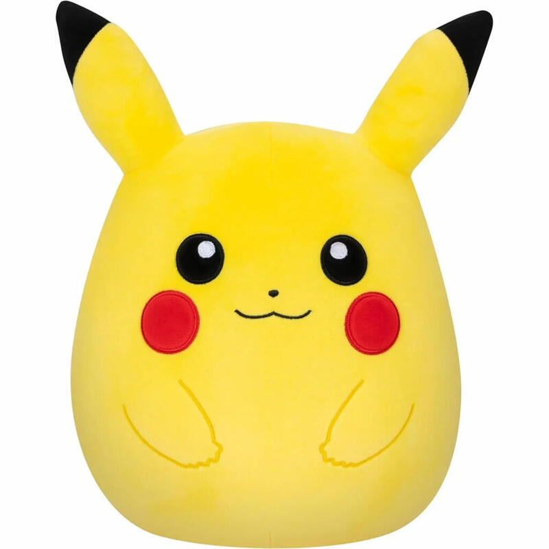 Peluche squishmallow pokemon pikachu 25 cm