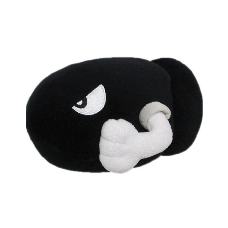 Peluche super mario 13cm bullet bill