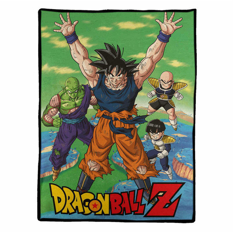 Personajes en namek dbz manta polar 100×150 cm dragon ball