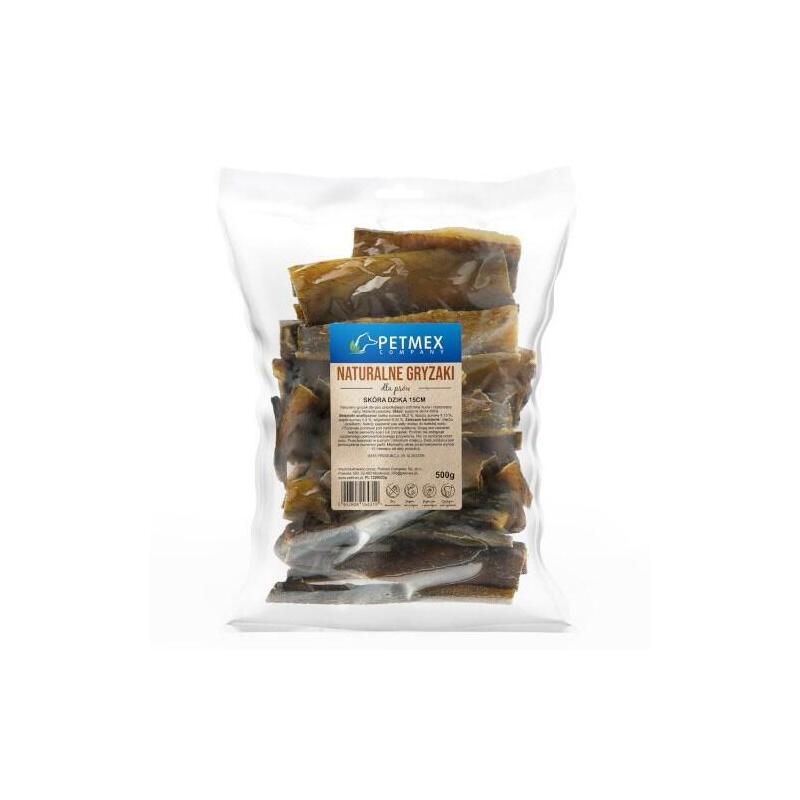Petmex cuero salvaje 15cm  para perros – 500g