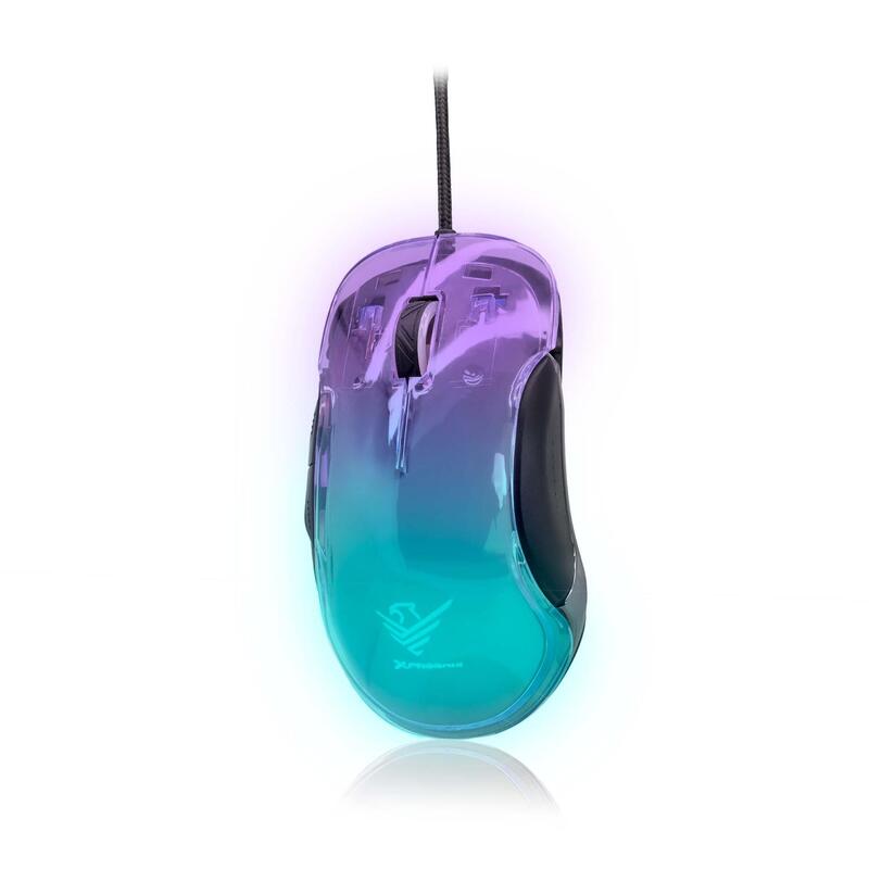 Phoenix banshee raton gaming transparente rgb 10000dpi