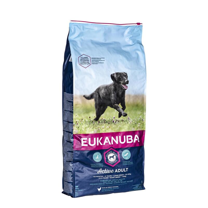 Pienso eukanuba adult large breed chicken (15 kg )