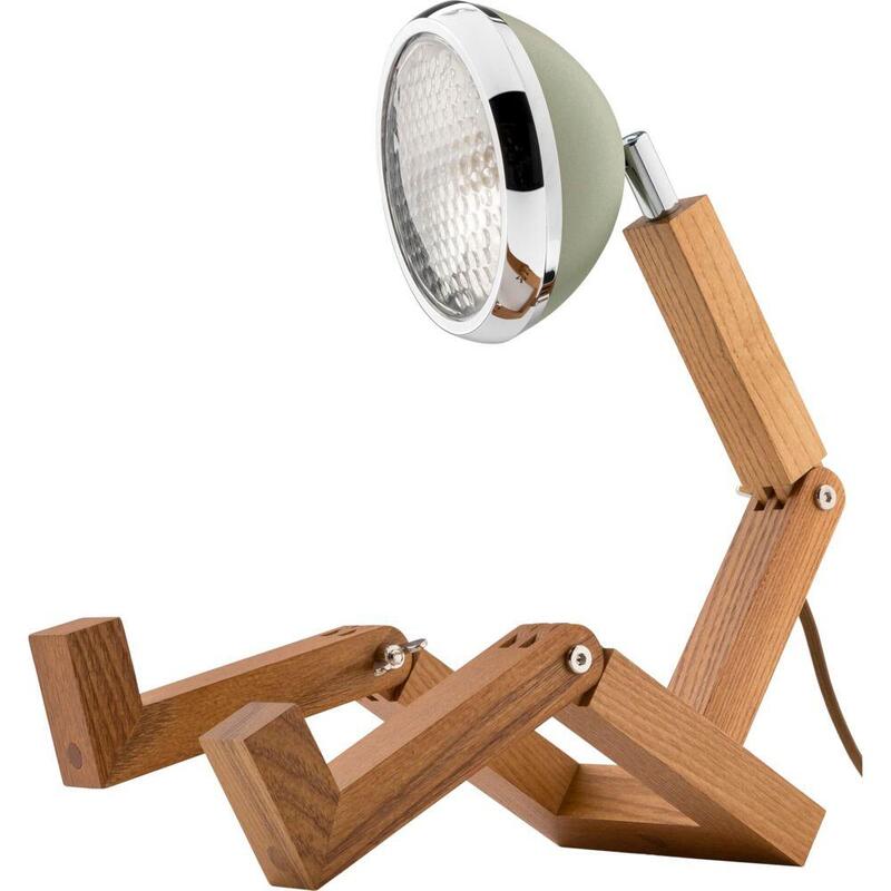 Piffany mr. lÁmpara de mesa wattson original verde postre