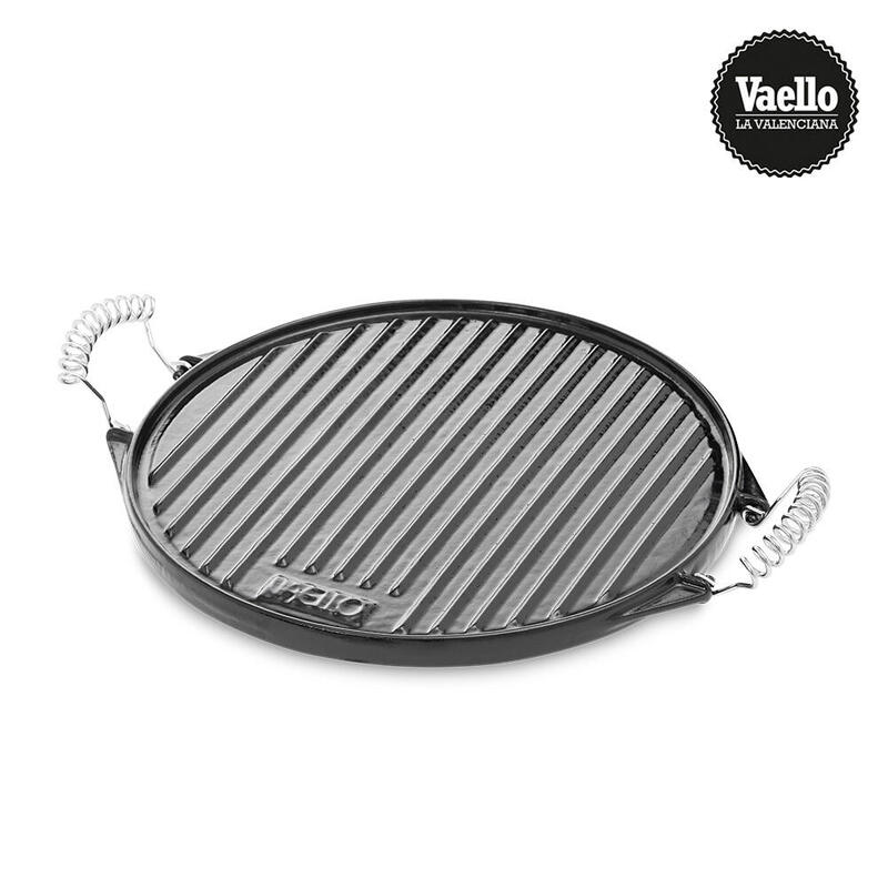 Plancha hierro esmaltado redonda Ø43cm. vaello