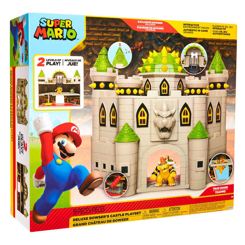 Playset castillo bowser deluxe mario bros