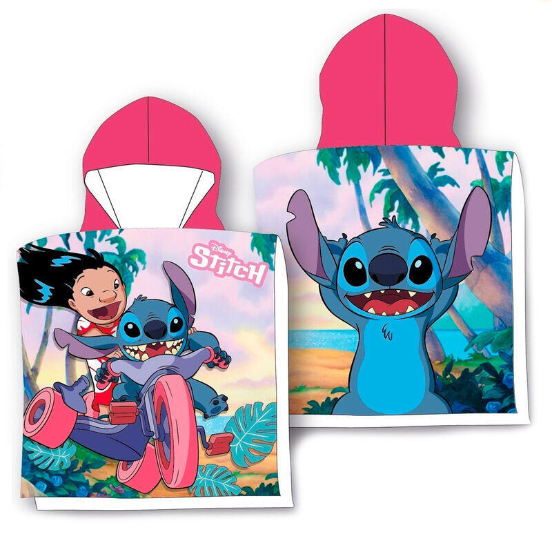 Poncho toalla lilo & stitch disney algodon