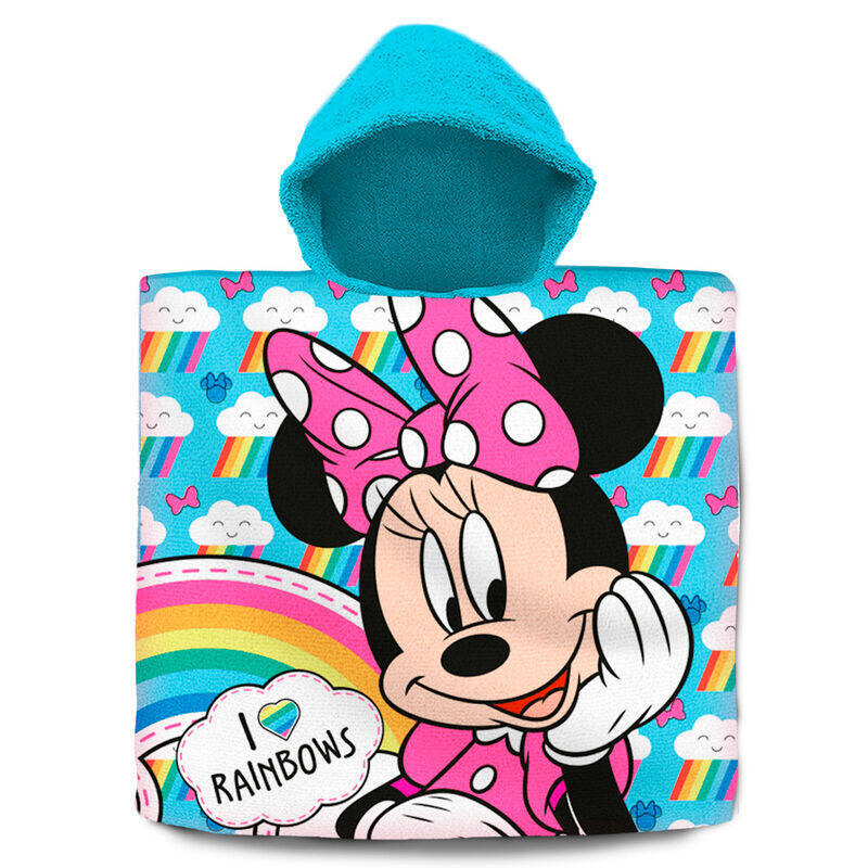 Poncho toalla minnie disney algodon