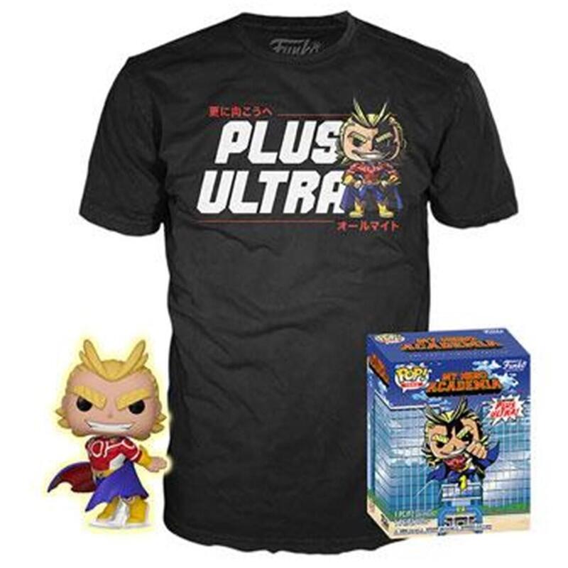 Pop & tee my hero academia all might funko + camiseta talla s ut – 56664s