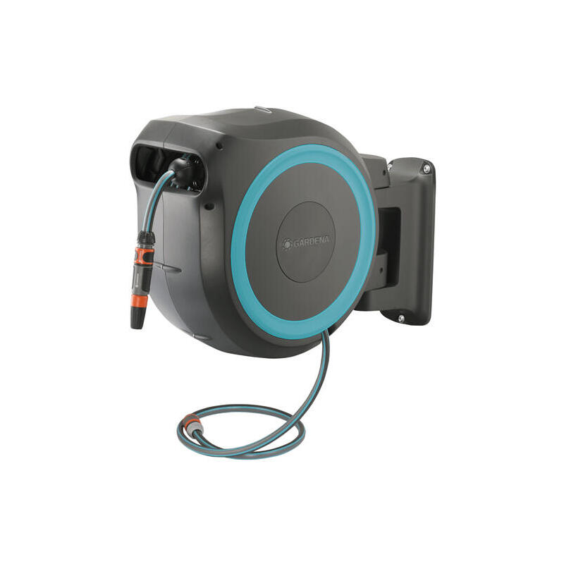 Portamangueras automatico rollup 25mts gardena