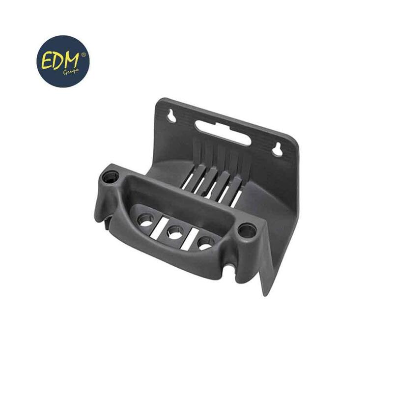 Portamangueras mural plastico 24x15x17cm edm