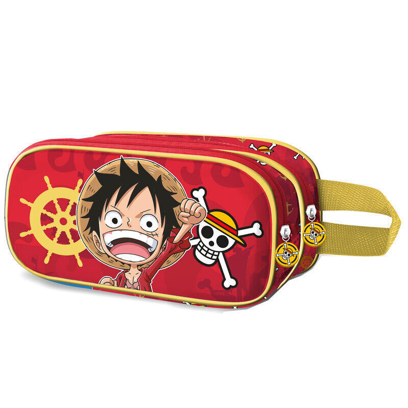 Portatodo 3d luffy one piece doble