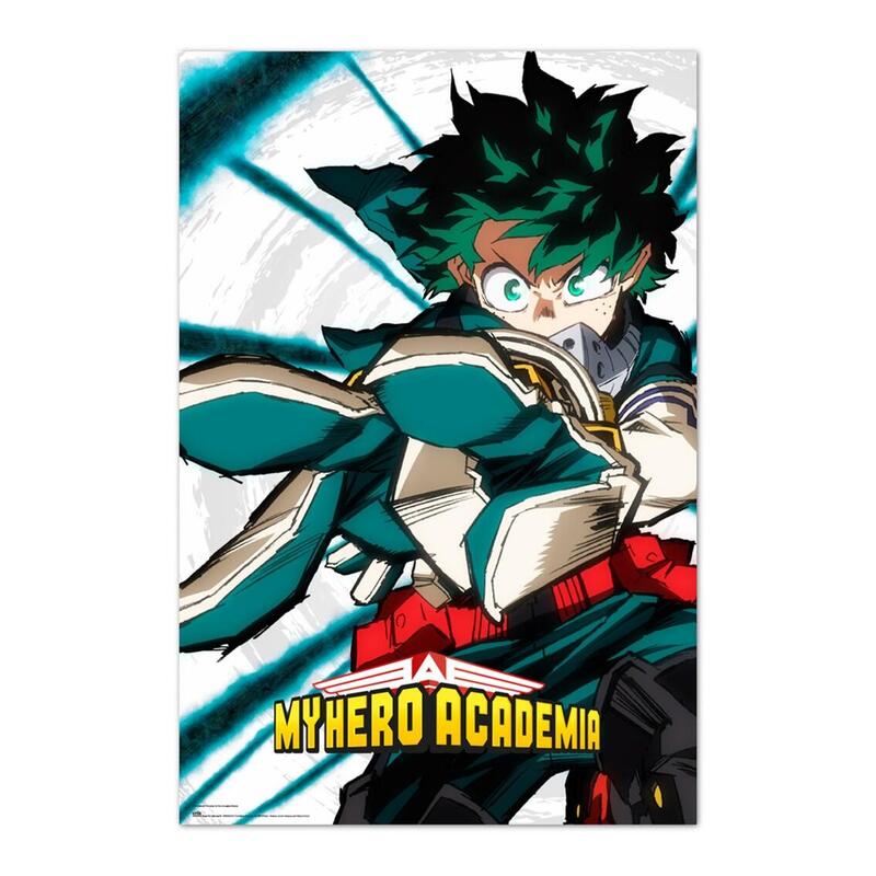 Poster erik my hero academia izuku midoriya