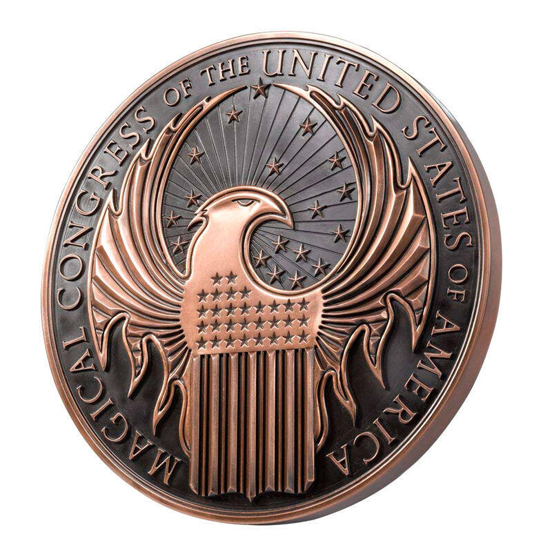 Poster macusa animales fantasticos logo