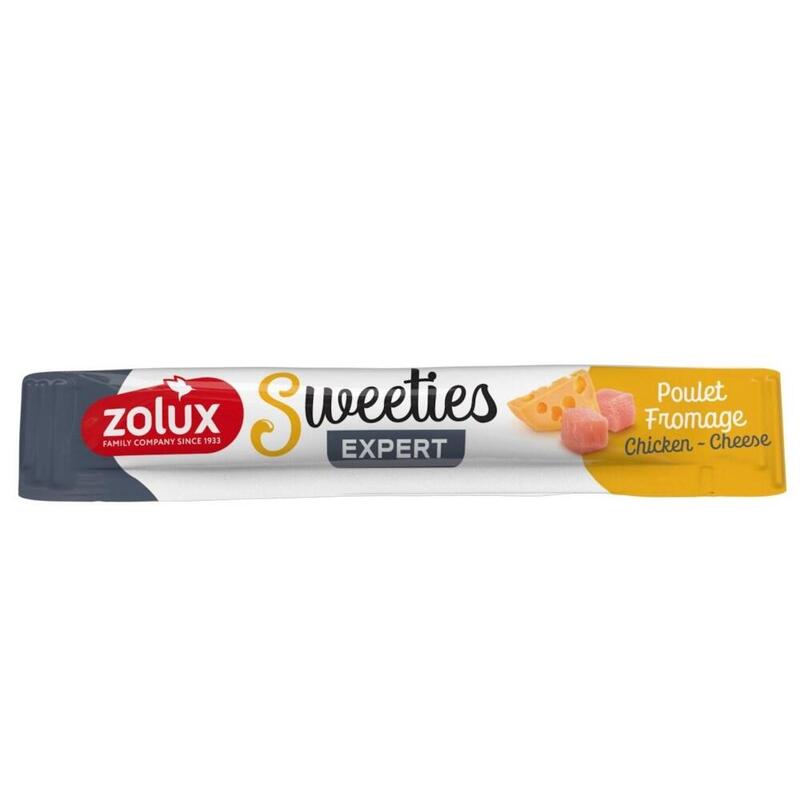Premio para perros zolux sweeties pollo y queso  14g