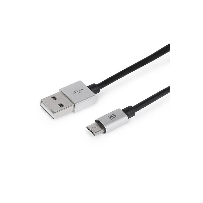 Premium cable  maillon micro usb 2.4 aluminio plateado 1m