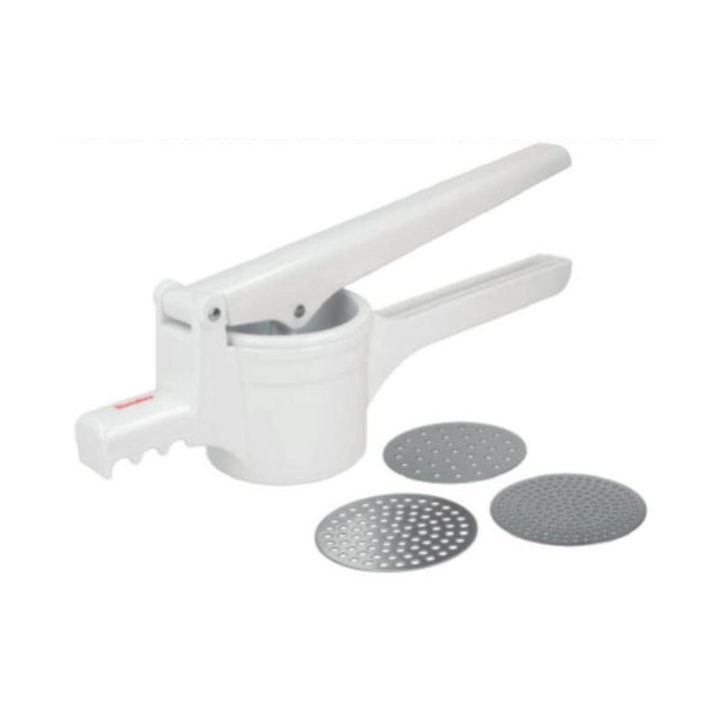 Prensapatatas 3 discos inoxidable 36cm metaltex