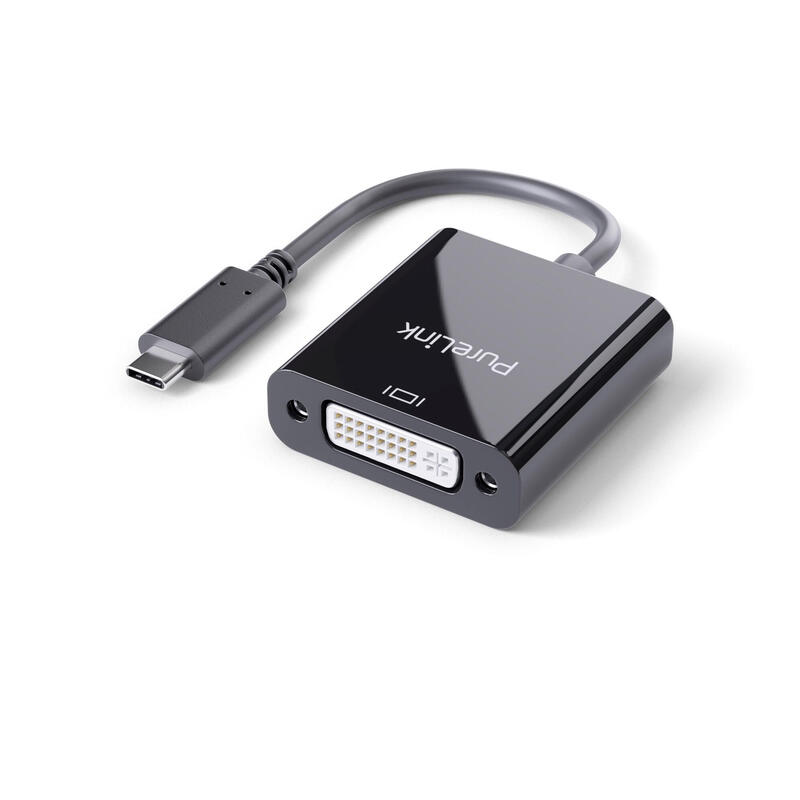 Purelink adaptador usb-c – dvi 1080p – iserie – negro- 0,10m