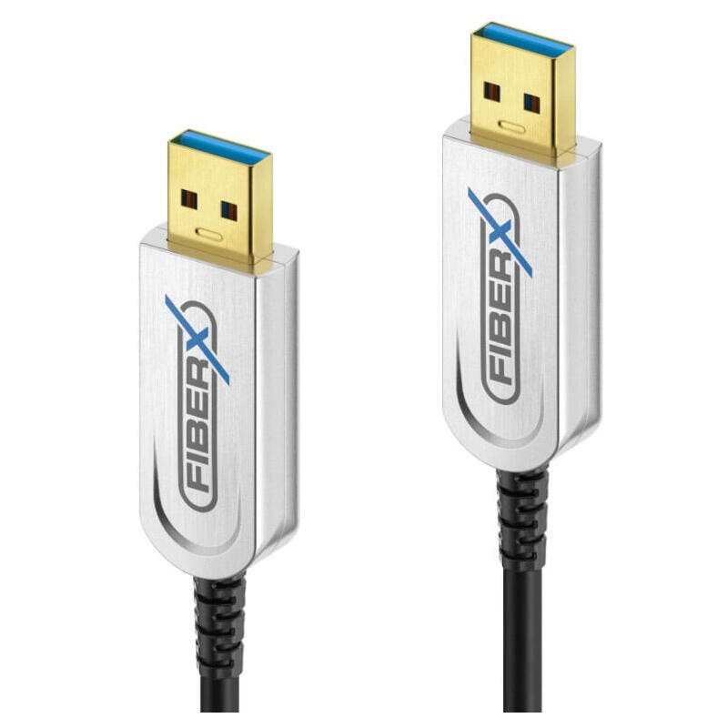 Purelink fiberx serie – usb 3.1 glasfaser cable – usb-a usb-a – 10m