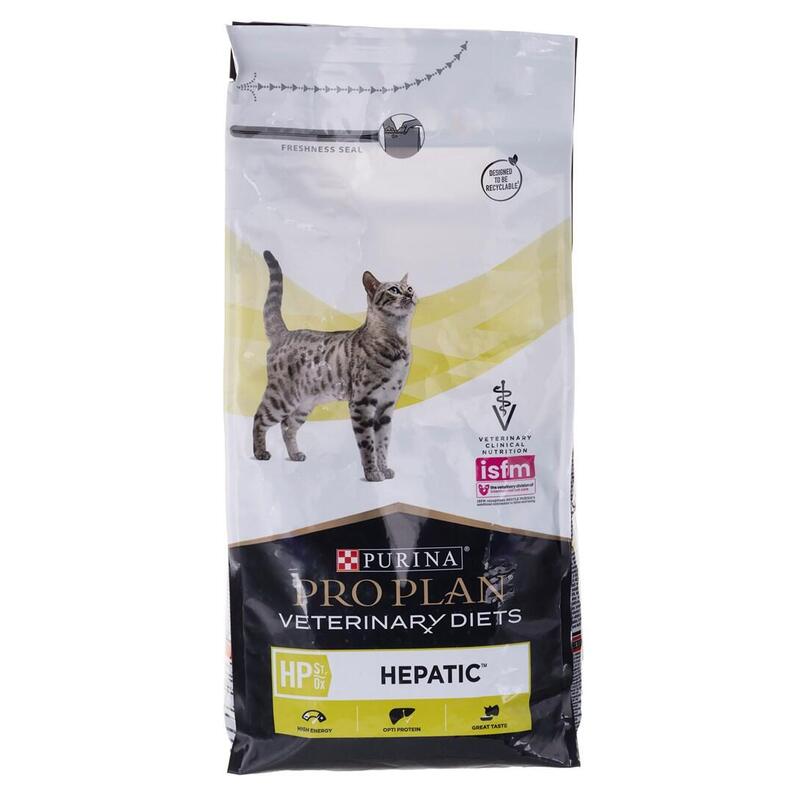 Purina veterinary diets hp hepatic cat – alimento seco para gatos – 1,5 kg
