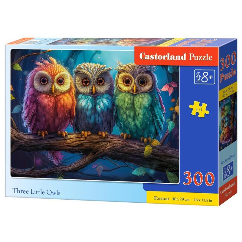 Puzzle 300 elementÓw trzy male sowy