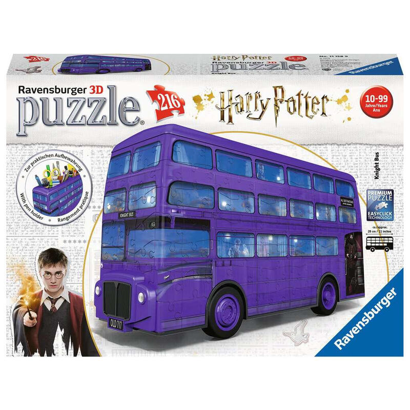 Puzzle 3d autobus noctambulo harry potter 216pzs