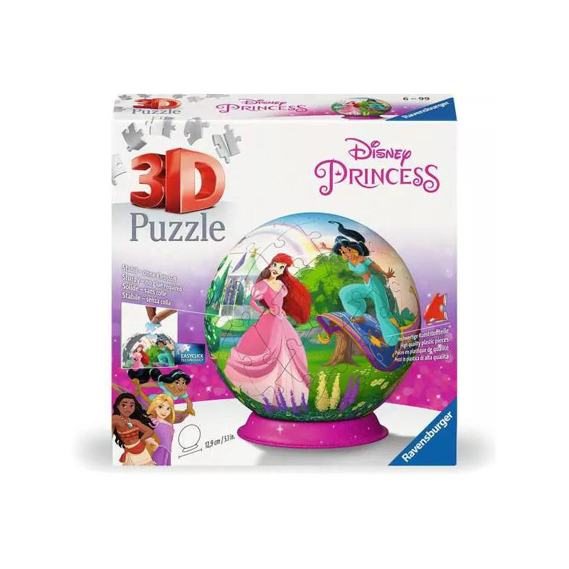 Puzzle 3d ravensburger bola  princesas disney