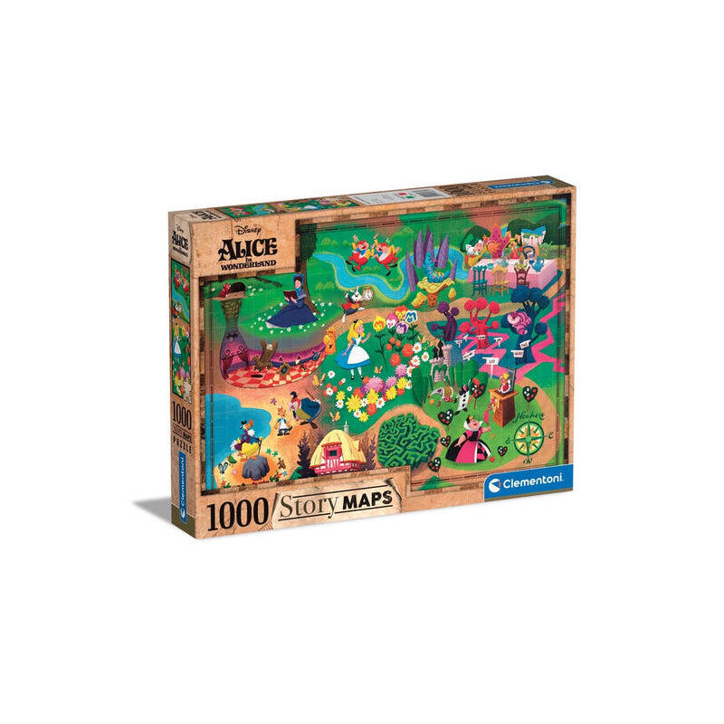 Puzzle alicia en el pais de las maravillas disney 1000pzs