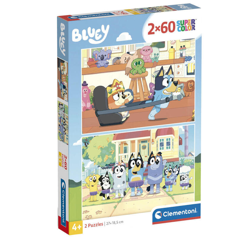 Puzzle bluey 2x60pzs