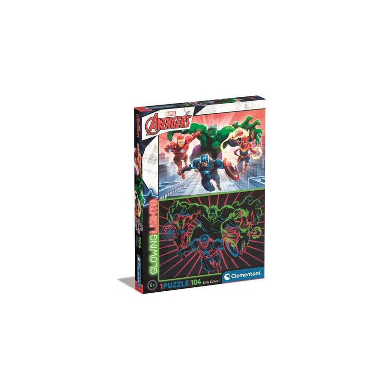 Puzzle brillante vengadores avengers marvel 104pzs