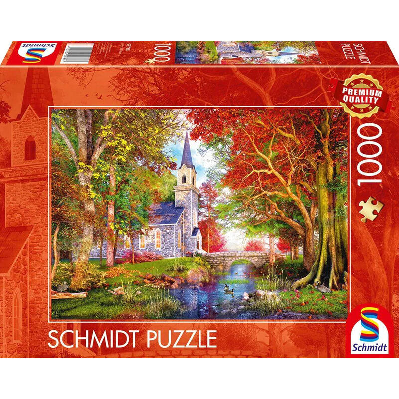 Puzzle capilla schmidt spiele en otoño magia (1000 piezas)