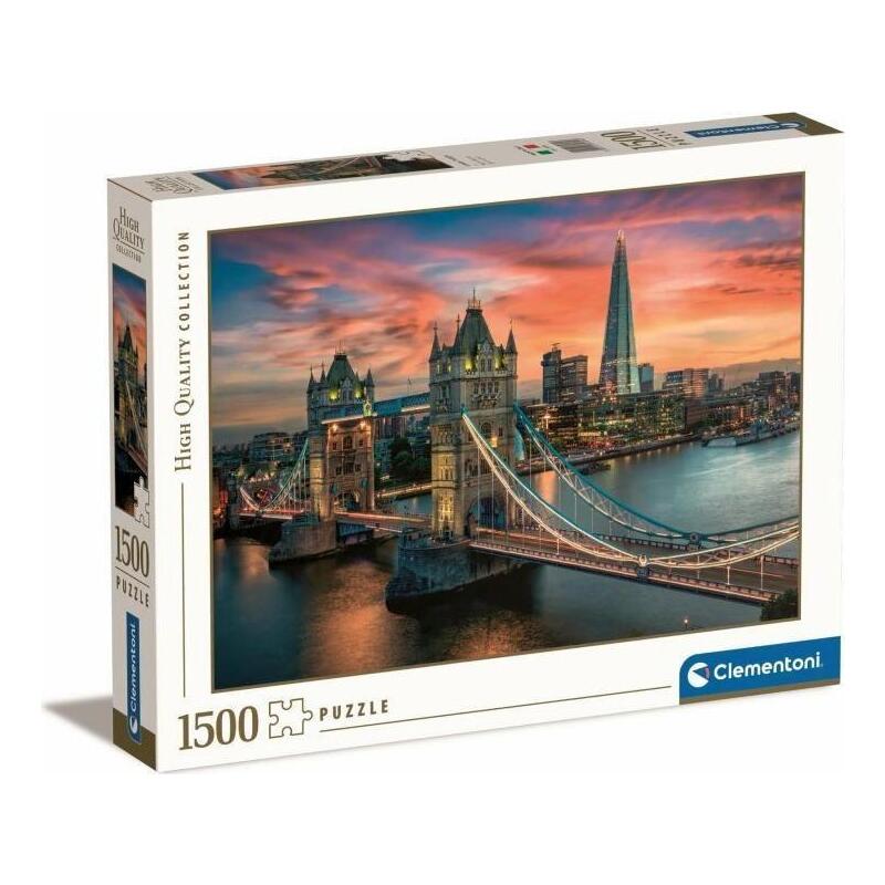 Puzzle  clementoni colección de alta calidad londres en crepúsculo (piezas: 1500)