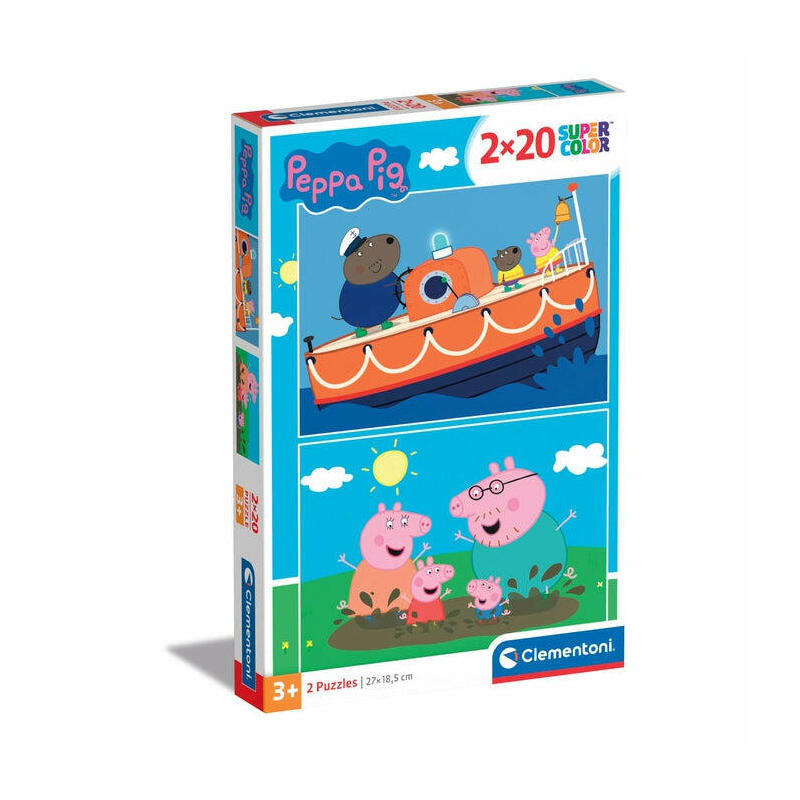 Puzzle  clementoni supercolor  peppa pig 24797