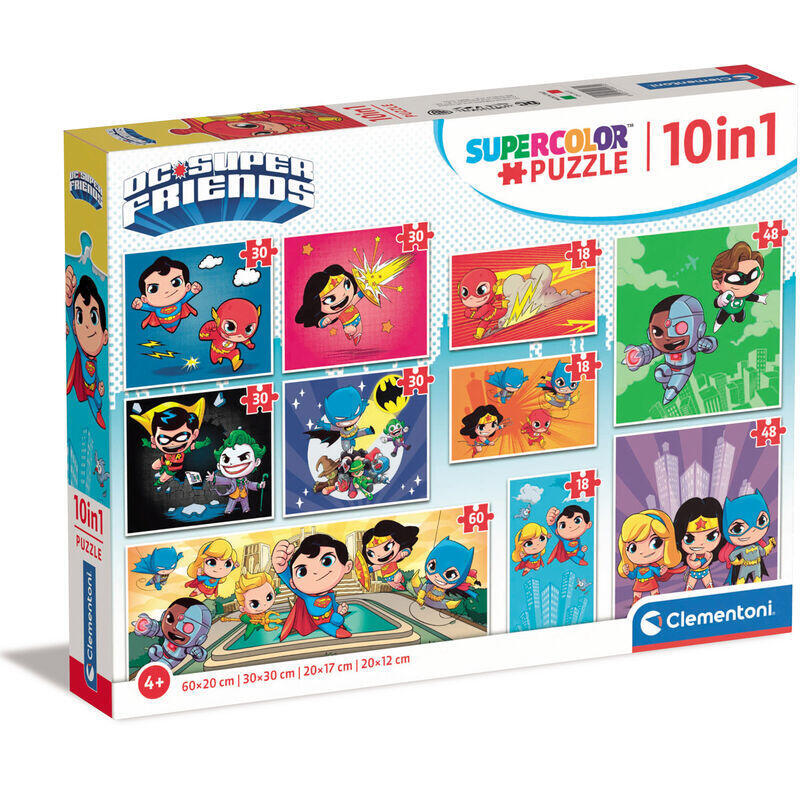 Puzzle dc comics 18+30+48+60pzs