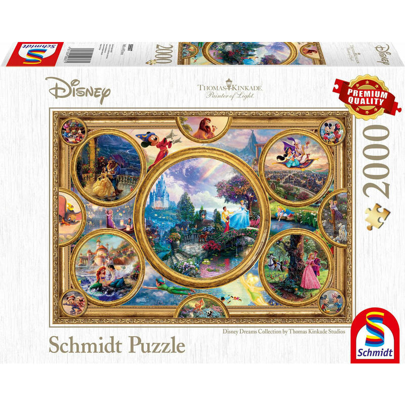 Puzzle disney dreams collection 59607