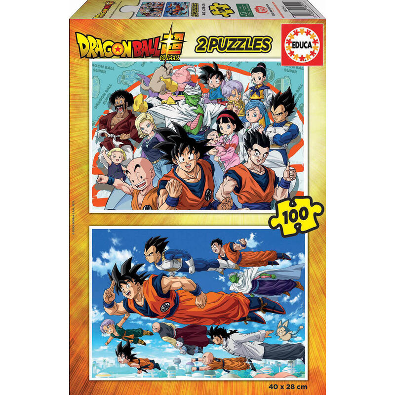 Puzzle dragon ball super 2x100pzs