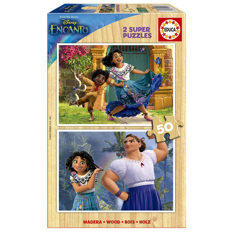 Puzzle encanto disney 2x50pzs