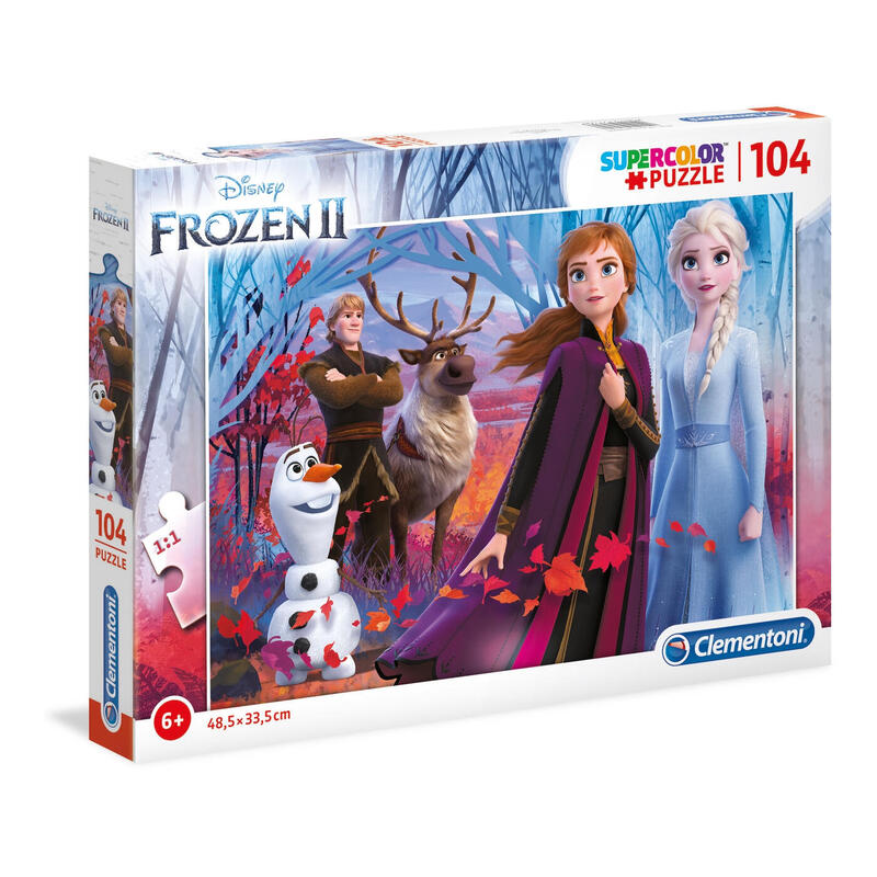Puzzle frozen 2 disney 104 piezas – aventura en arendelle