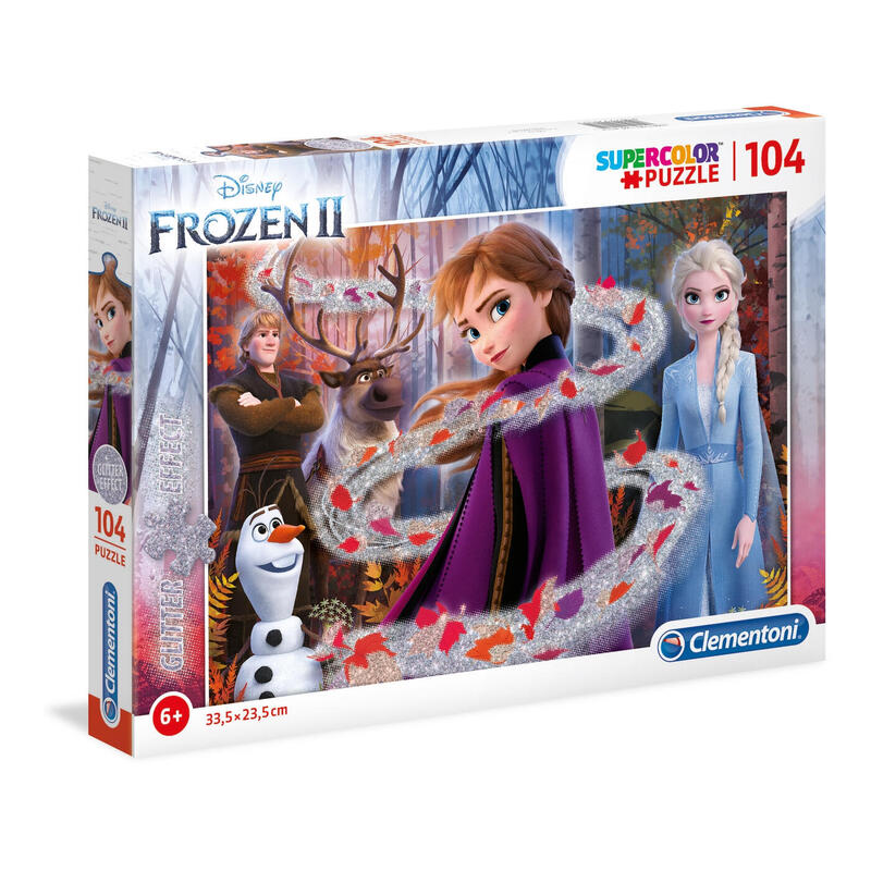 Puzzle glitter effect frozen 2 disney 104pzs