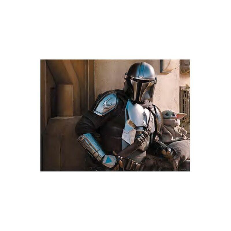 Puzzle lenticular the mandalorian grogu y mando 500 piezas